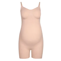 MATERNITY SCULPTING BODYSUIT MID THIGH |-Skims Best