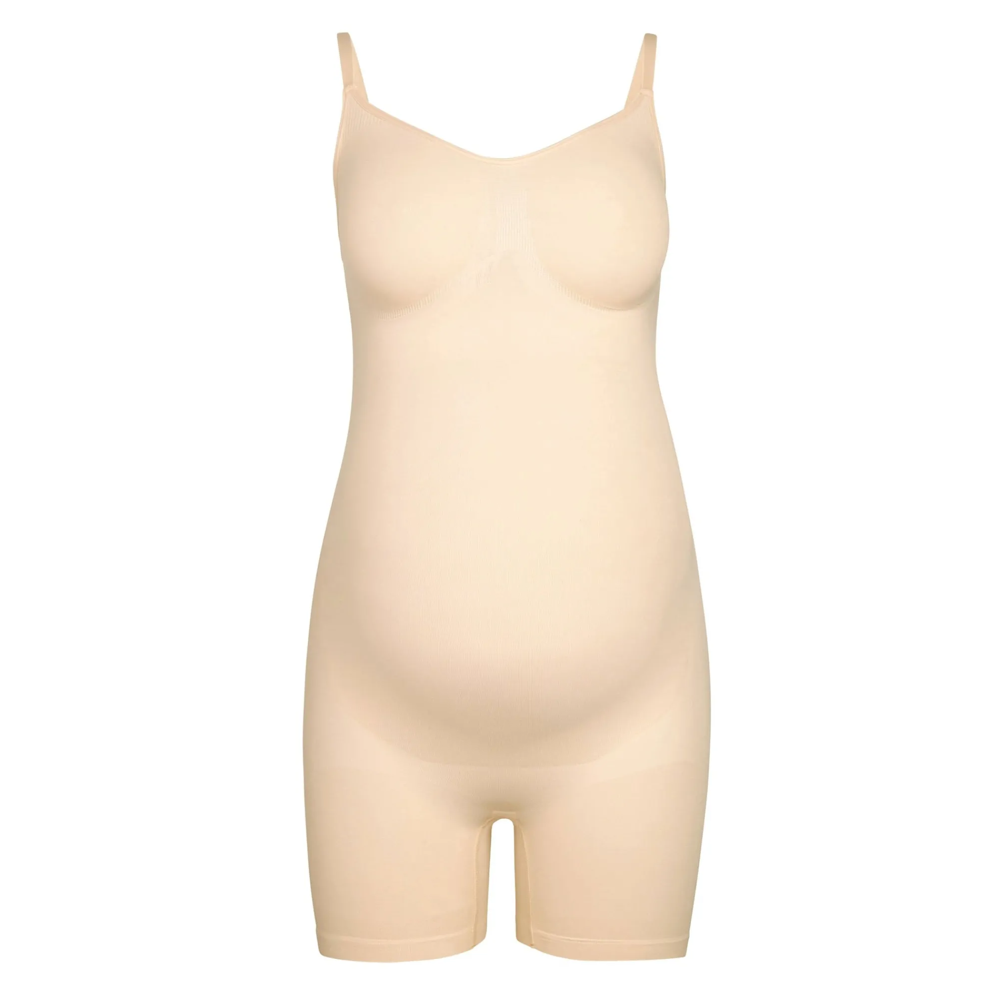 MATERNITY SCULPTING BODYSUIT MID THIGH |-Skims Hot