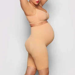 MATERNITY SCULPTING SHORT MID THIGH |-Skims Outlet