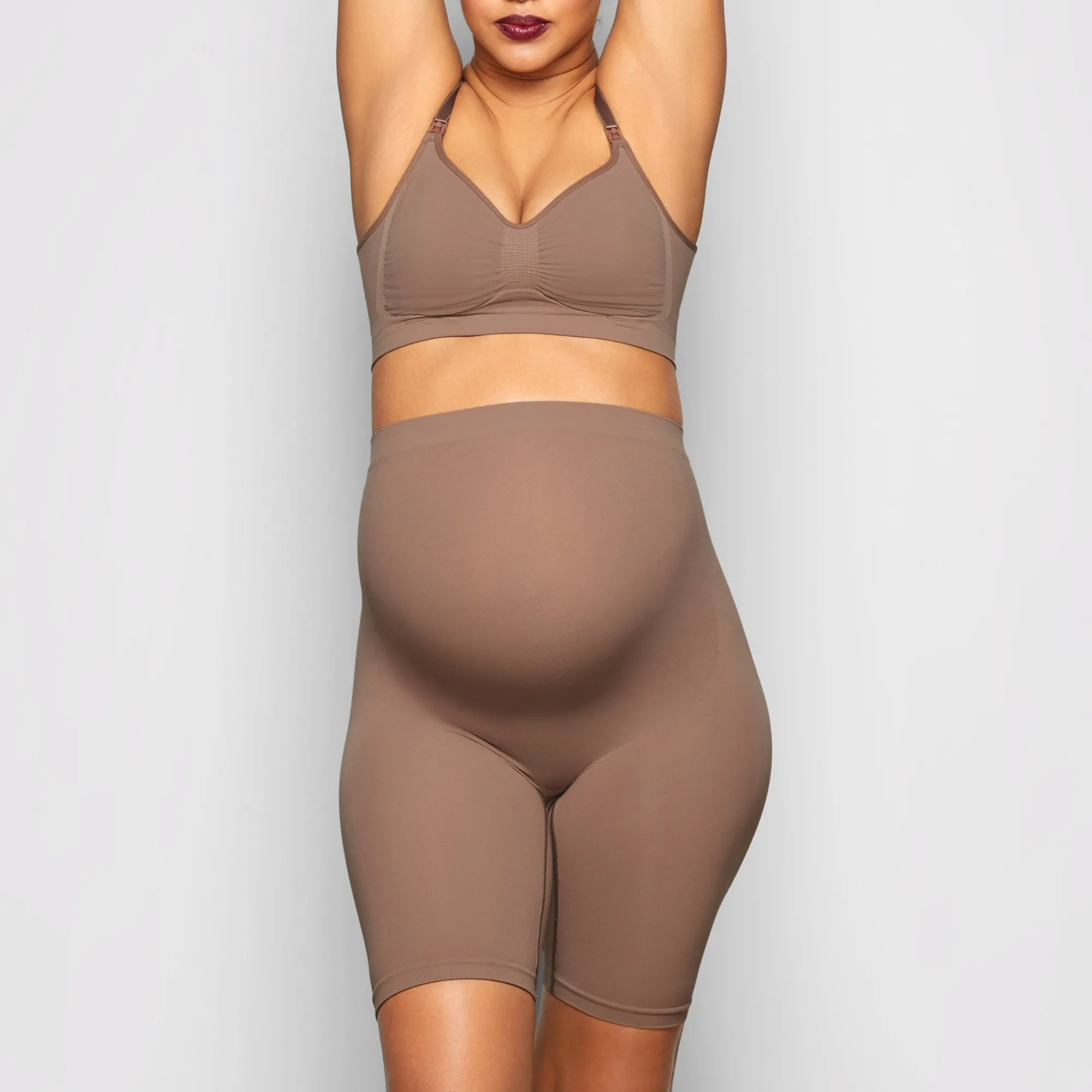 MATERNITY SCULPTING SHORT MID THIGH |-Skims Fashion