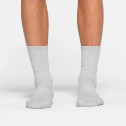 MENS TUBE CREW SOCK 3-PACK | LIGHT HEATHER GREY-Skims Best