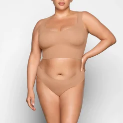 NAKED PLUNGE LONGLINE BRALETTE |-Skims Best