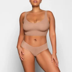NAKED PLUNGE LONGLINE BRALETTE |-Skims Best