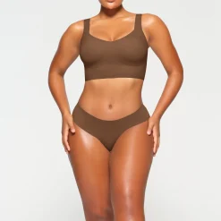 NAKED PLUNGE LONGLINE BRALETTE |-Skims Online
