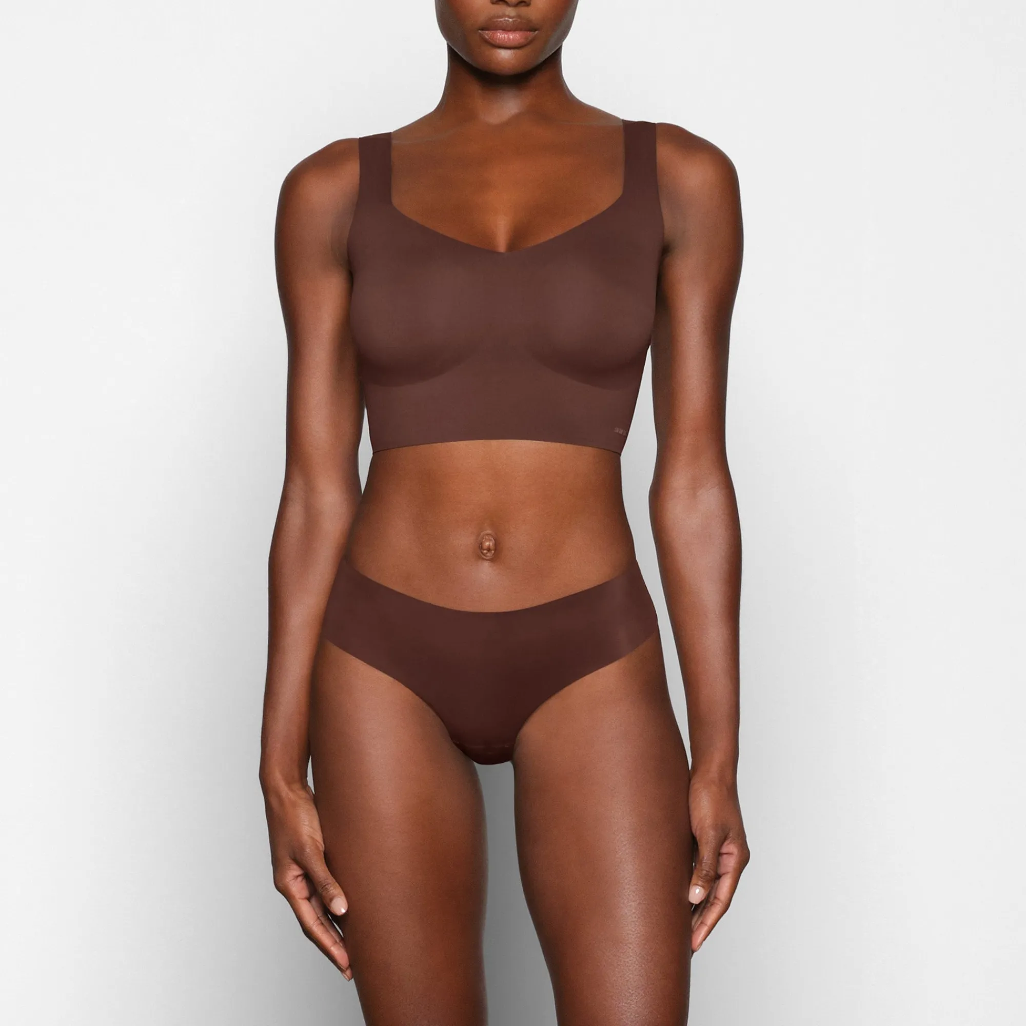 NAKED PLUNGE LONGLINE BRALETTE |-Skims Outlet