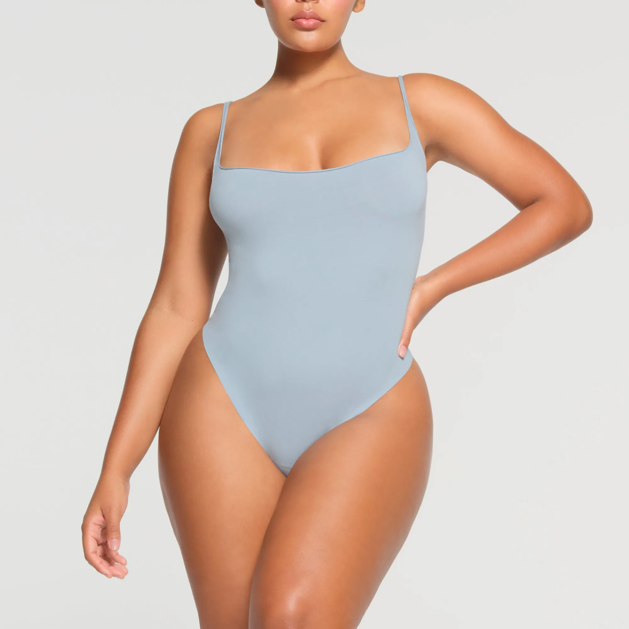 RAW EDGE CAMI BODYSUIT |-Skims Clearance