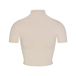 RAW EDGE CROPPED T-SHIRT |-Skims Fashion