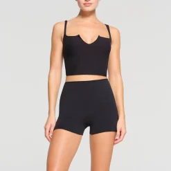 RAW EDGE SLIT FRONT CROPPED CAMI |-Skims Discount
