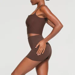 RAW EDGE SLIT FRONT CROPPED CAMI |-Skims Clearance