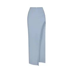 RAW EDGE SLIT LONG SKIRT |-Skims Outlet