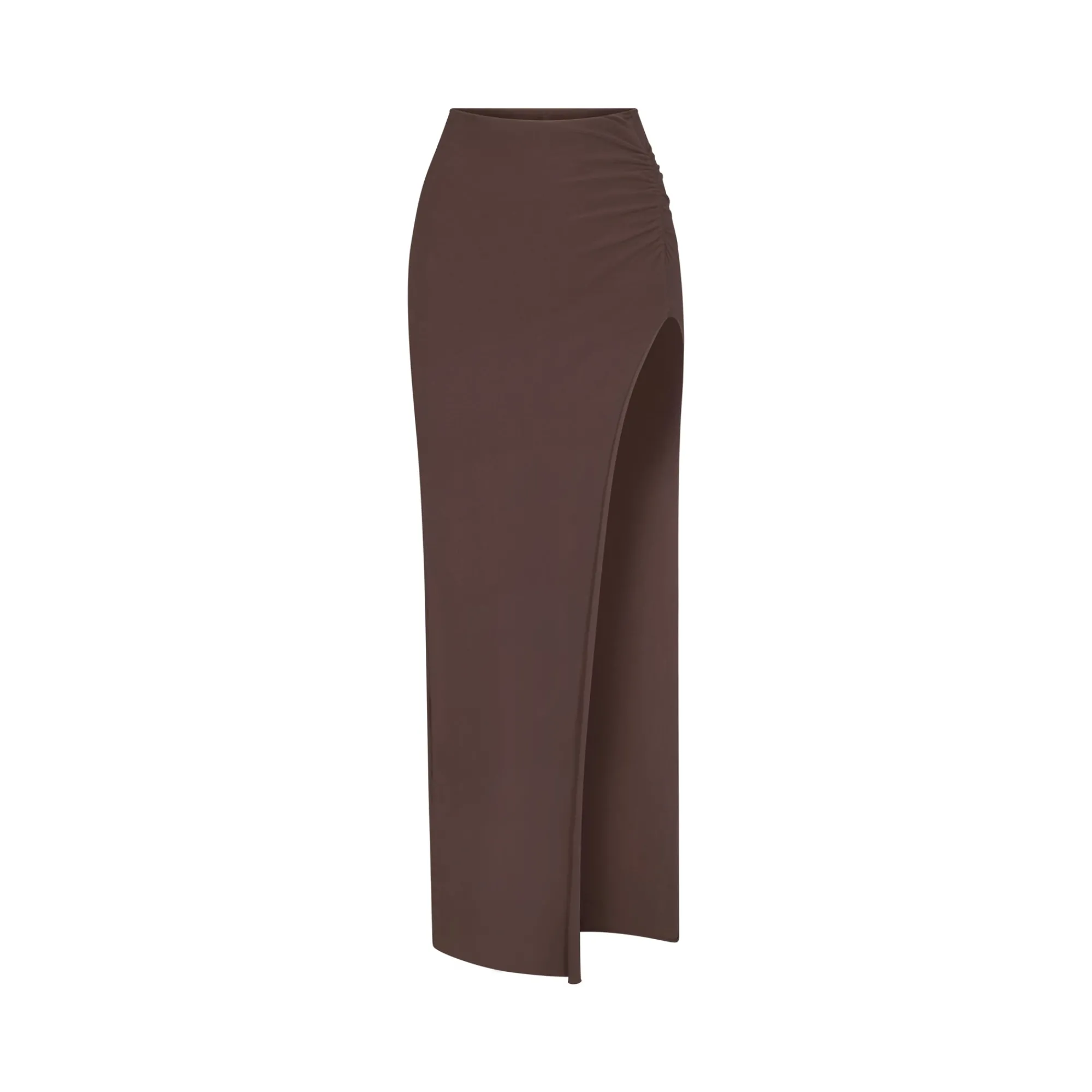 RAW EDGE SLIT LONG SKIRT |-Skims New