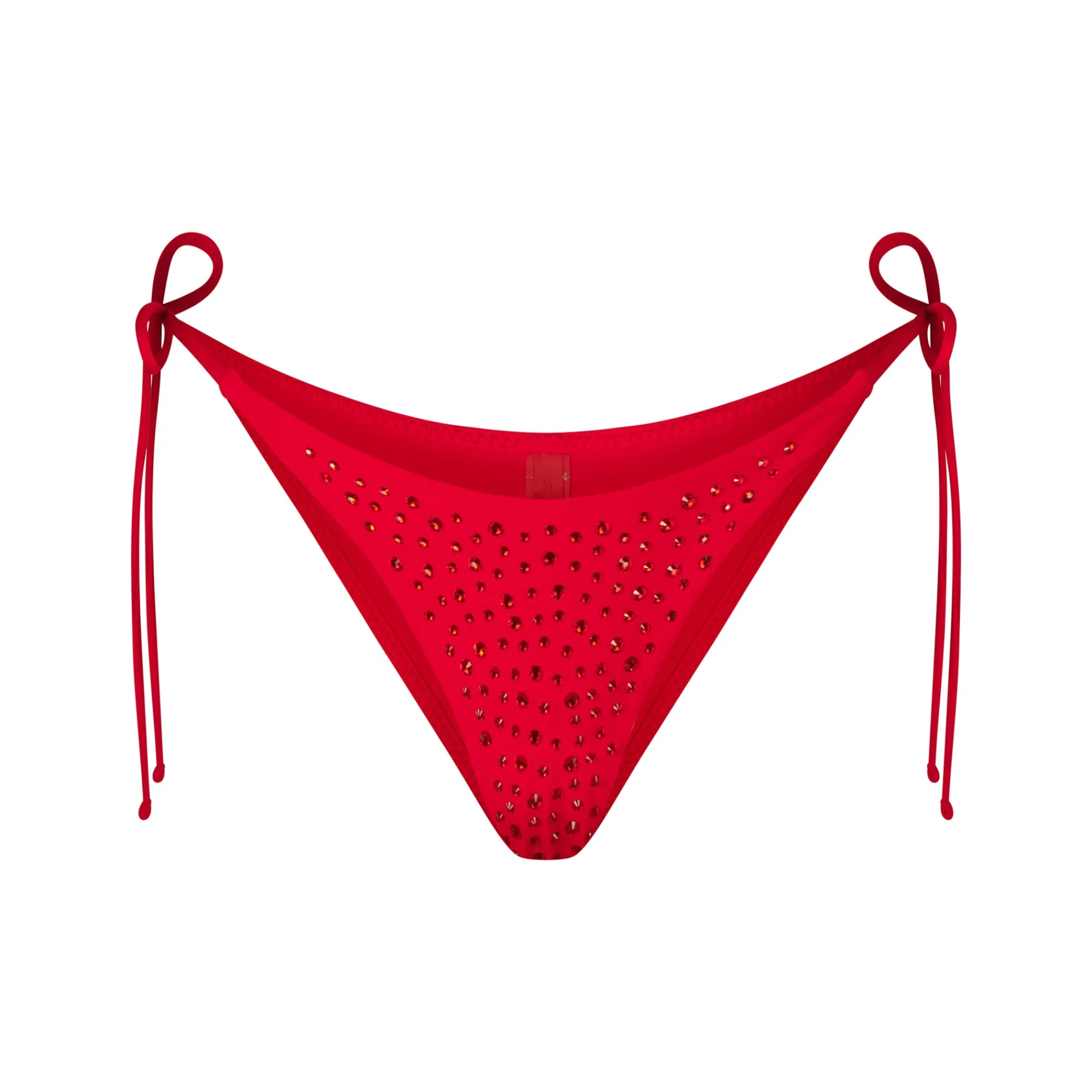 RHINESTONE TIE BIKINI BOTTOMS |-Skims Best