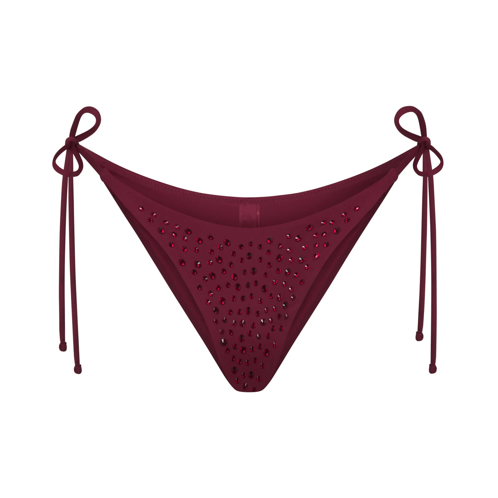 RHINESTONE TIE BIKINI BOTTOMS |-Skims Fashion