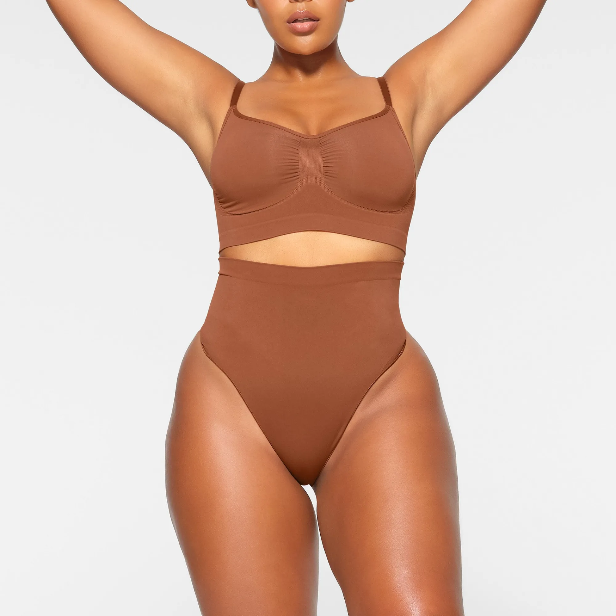 SEAMLESS SCULPT HIGH-WAISTED THONG |-Skims Hot
