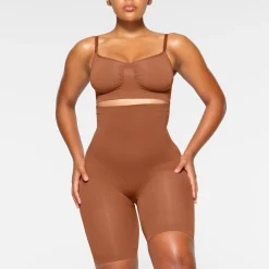 SEAMLESS SCULPT HIGH-WAISTED ABOVE THE KNEE SHORT |-Skims Fashion