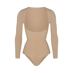 SEAMLESS SCULPT LONG SLEEVE OPEN BUST BRIEF BODYSUIT |-Skims Online