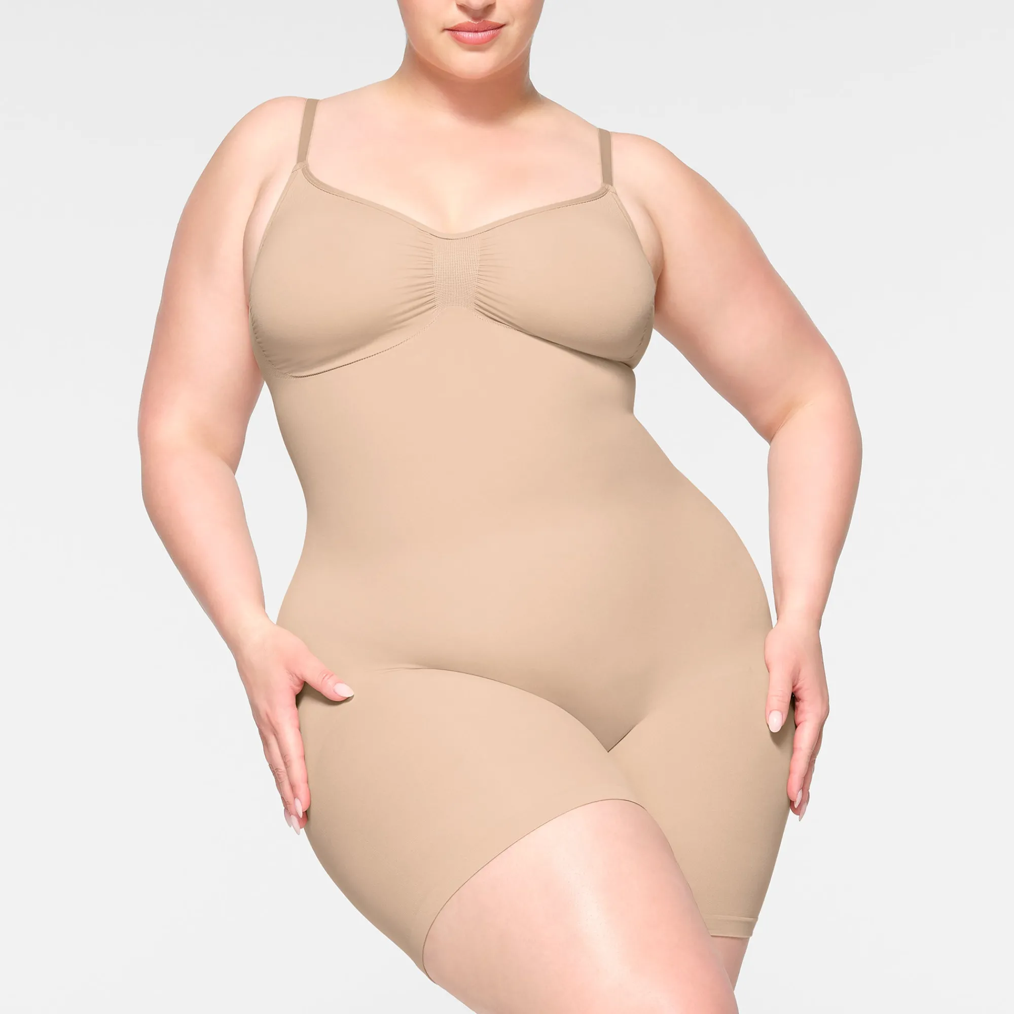 SEAMLESS SCULPT MID THIGH BODYSUIT |-Skims New