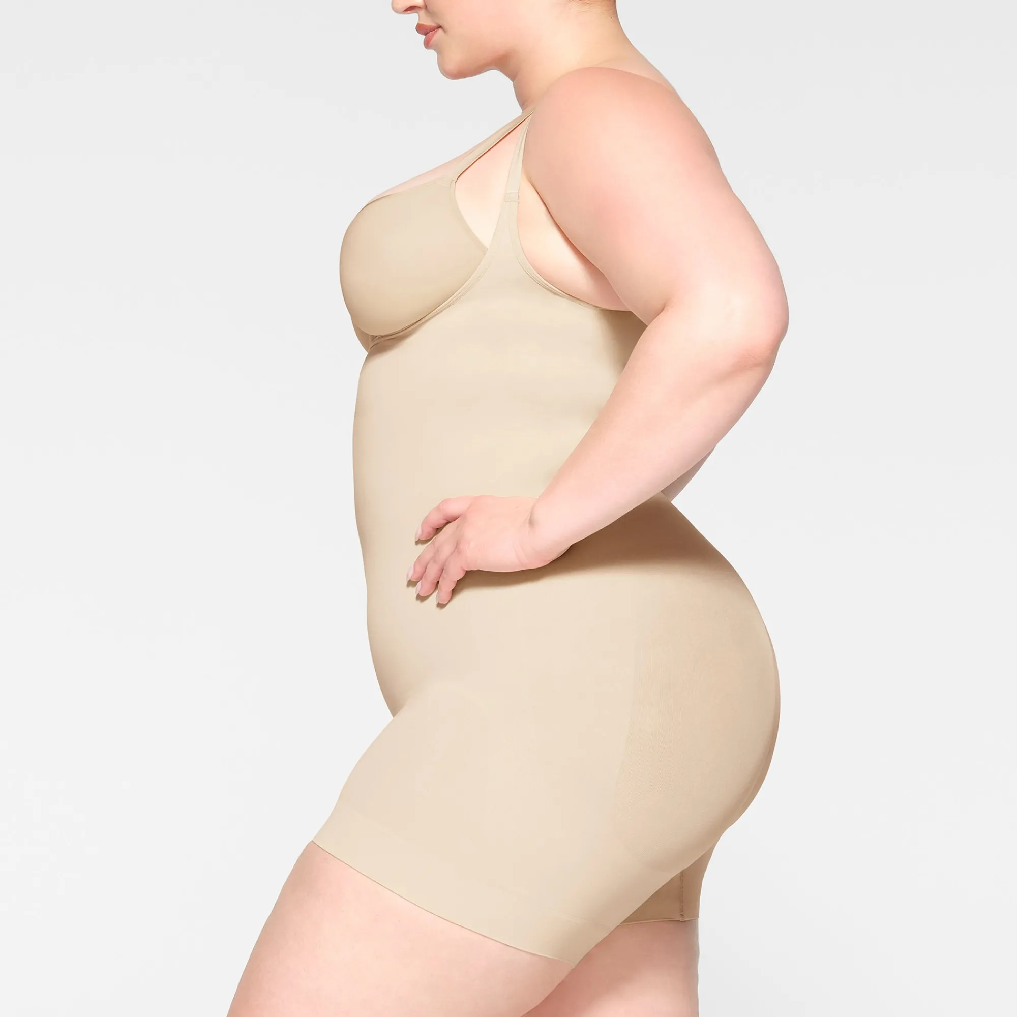 SEAMLESS SCULPT OPEN BUST SHORTIE BODYSUIT |-Skims Discount