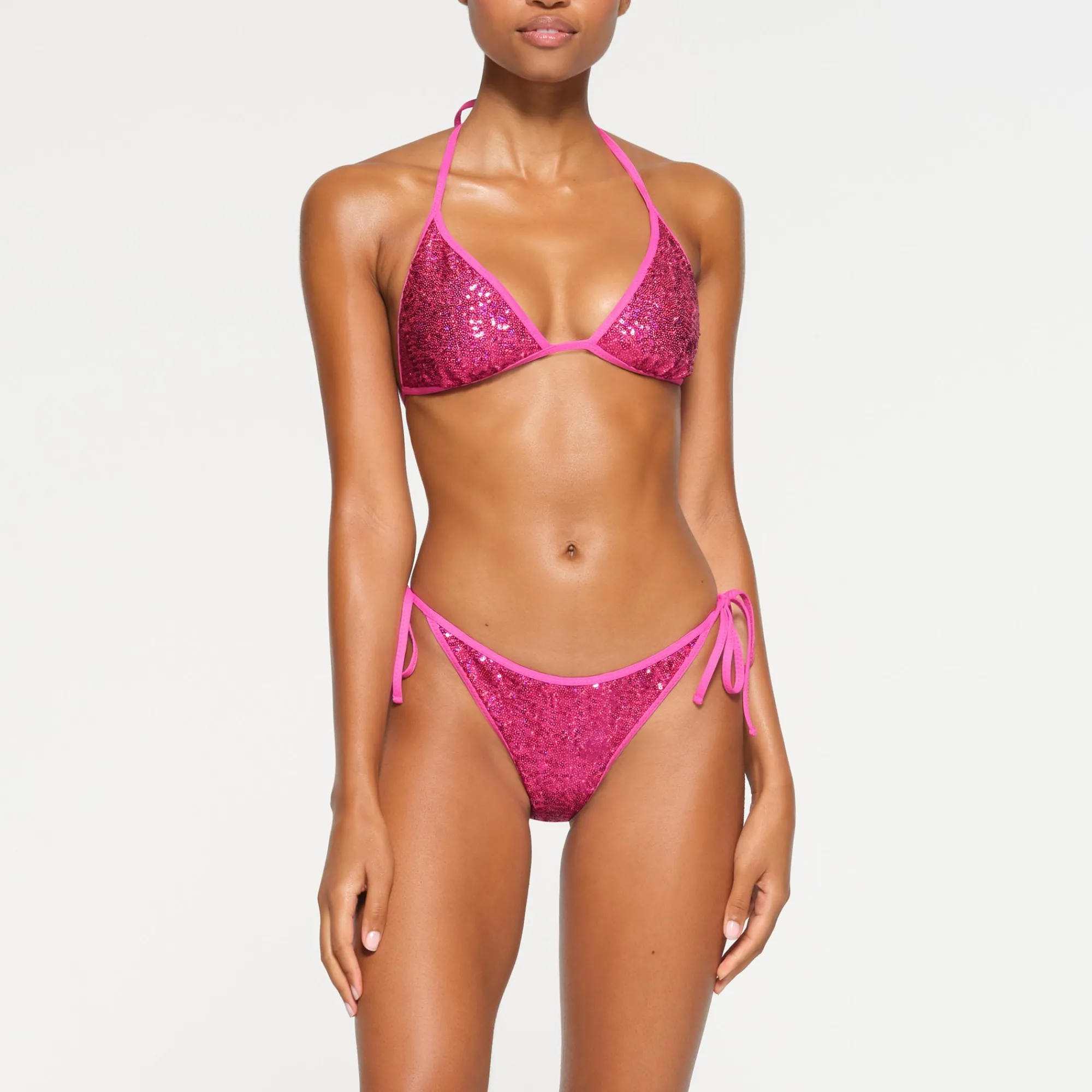SEQUIN TRIANGLE BIKINI TOP |-Skims Discount
