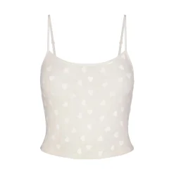 SHEER VELVET CROPPED CAMI |-Skims New