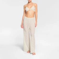 SHEER VELVET TIE FRONT BRALETTE |-Skims Fashion