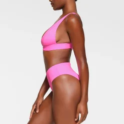 SIGNATURE SWIM PLUNGE BIKINI TOP |-Skims Sale