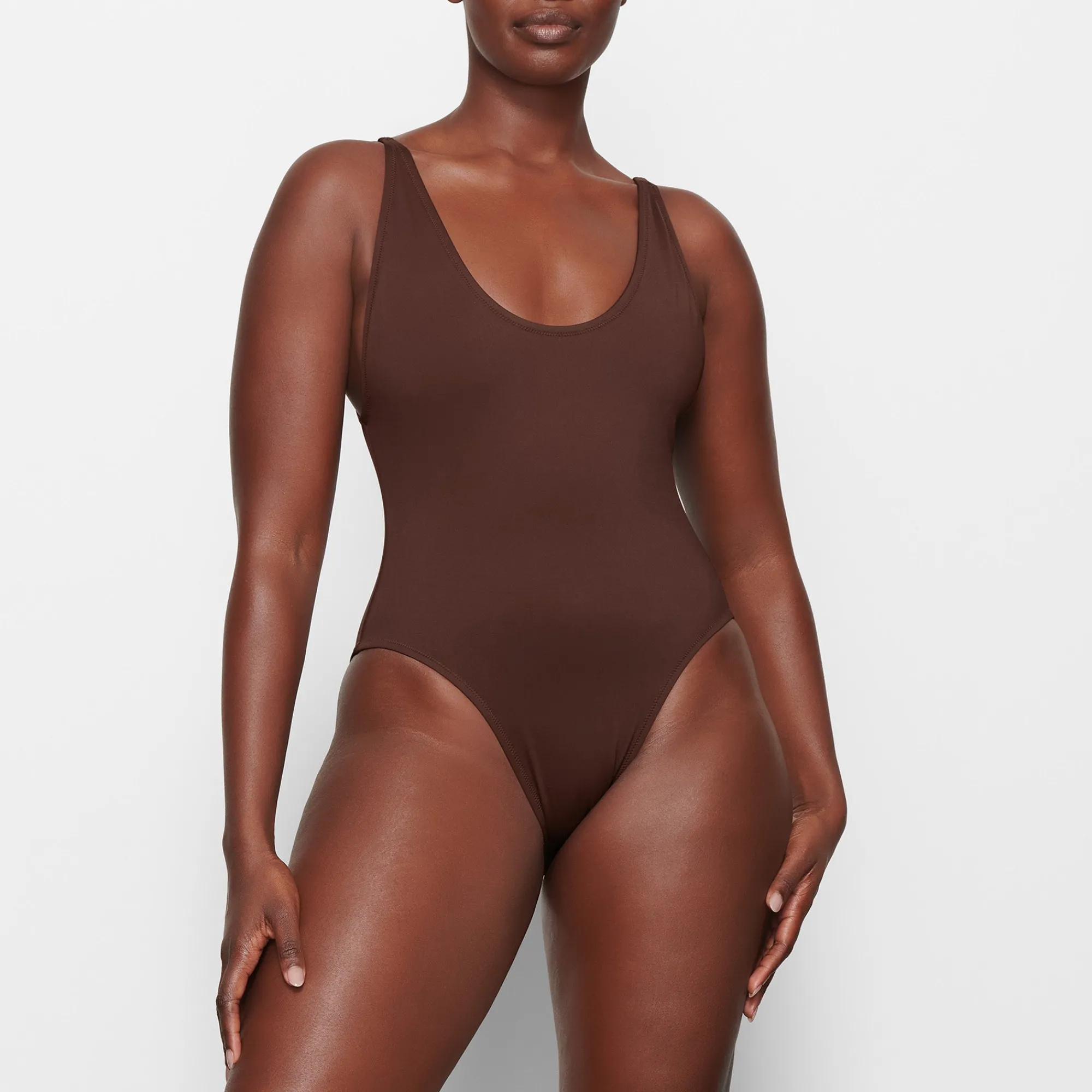 SIGNATURE SWIM SCOOP NECK ONE PIECE |-Skims Sale