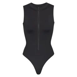 SIGNATURE SWIM ZIP FRONT SLEEVELESS ONE PIECE |-Skims Hot