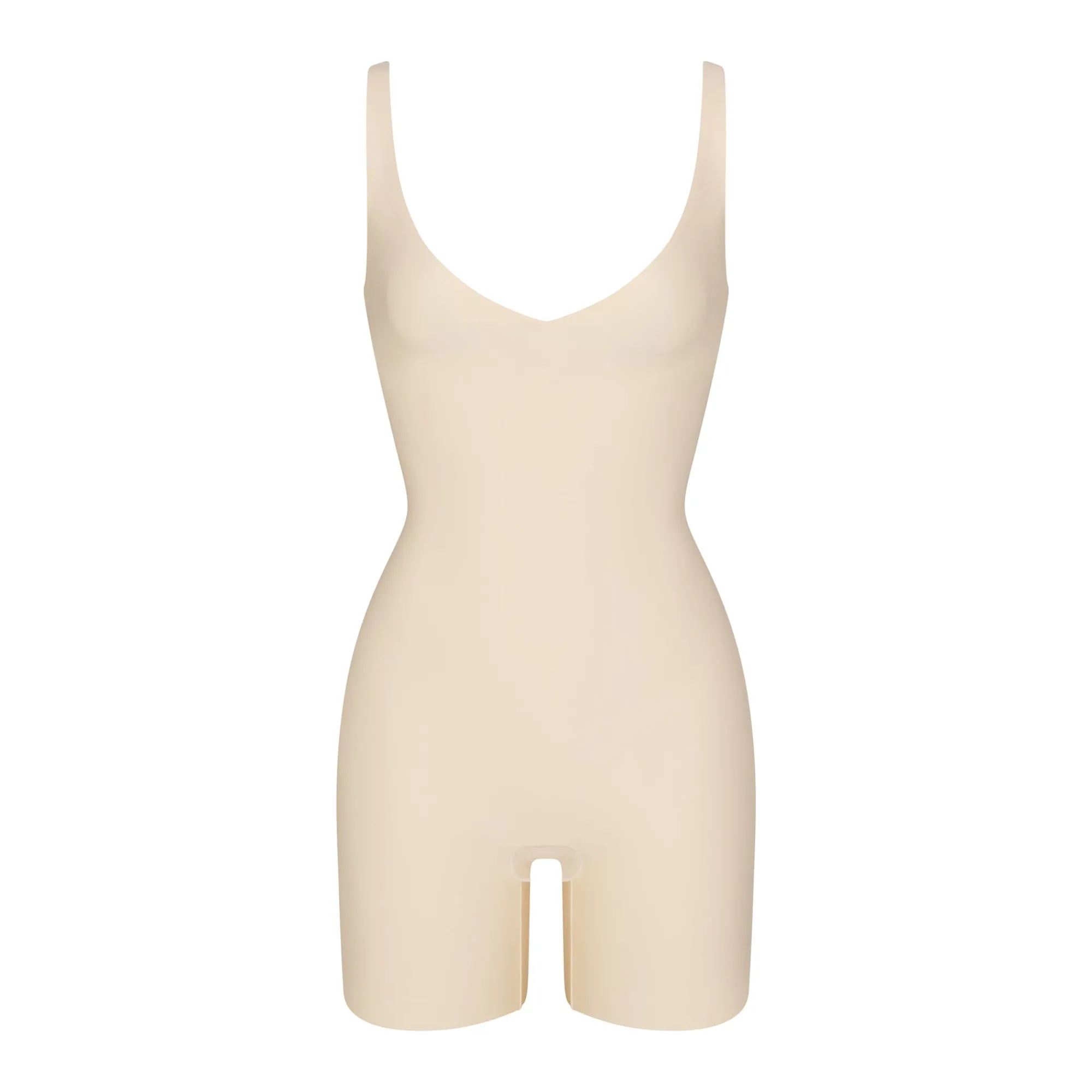 BODY UNLINED PLUNGE MID THIGH BODYSUIT |-Skims Fashion