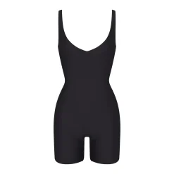 BODY UNLINED PLUNGE MID THIGH BODYSUIT |-Skims Best