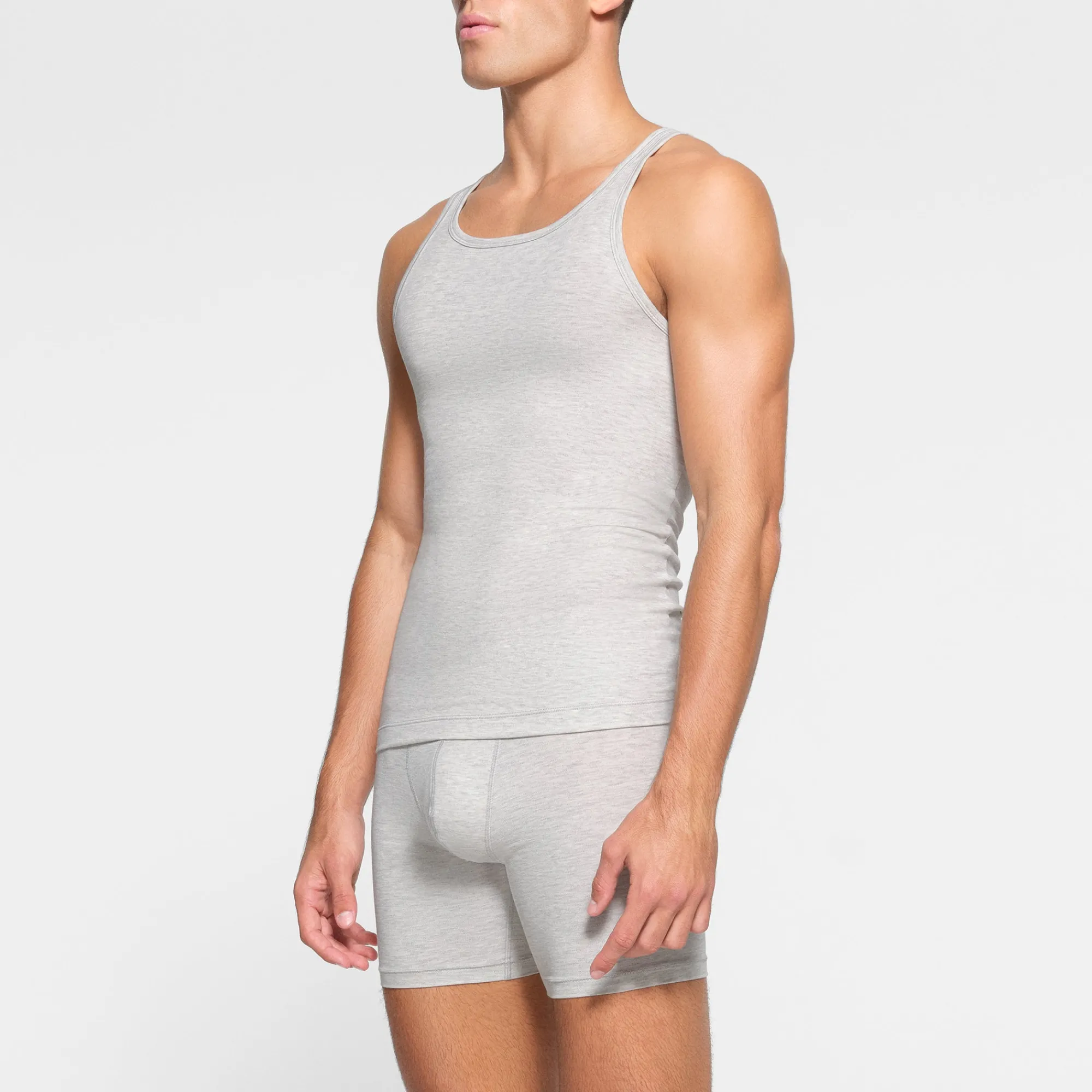 COTTON MENS TANK PACK | HEATHER MULTI-Skims Fashion