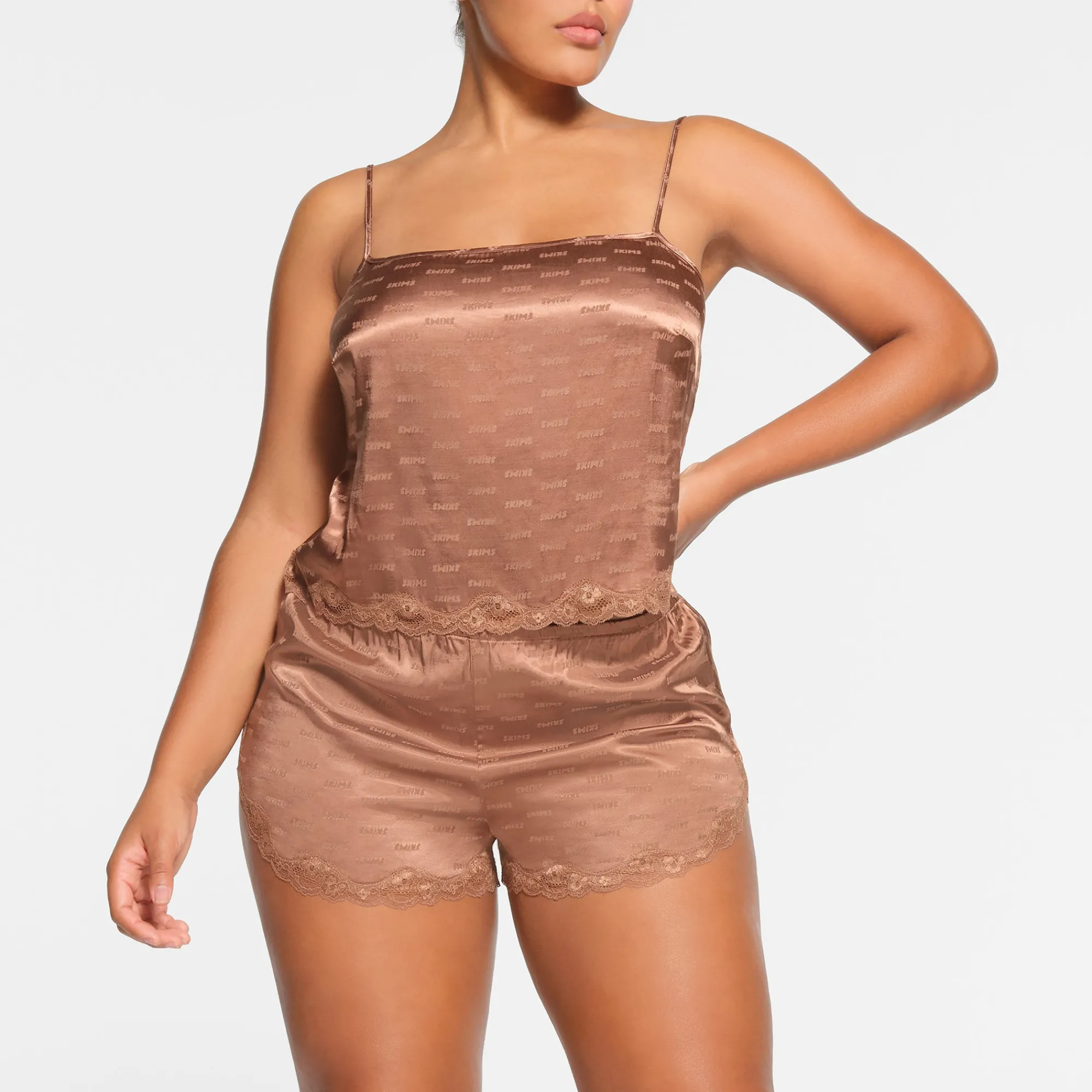 JACQUARD LACE SHORT |-Skims Online