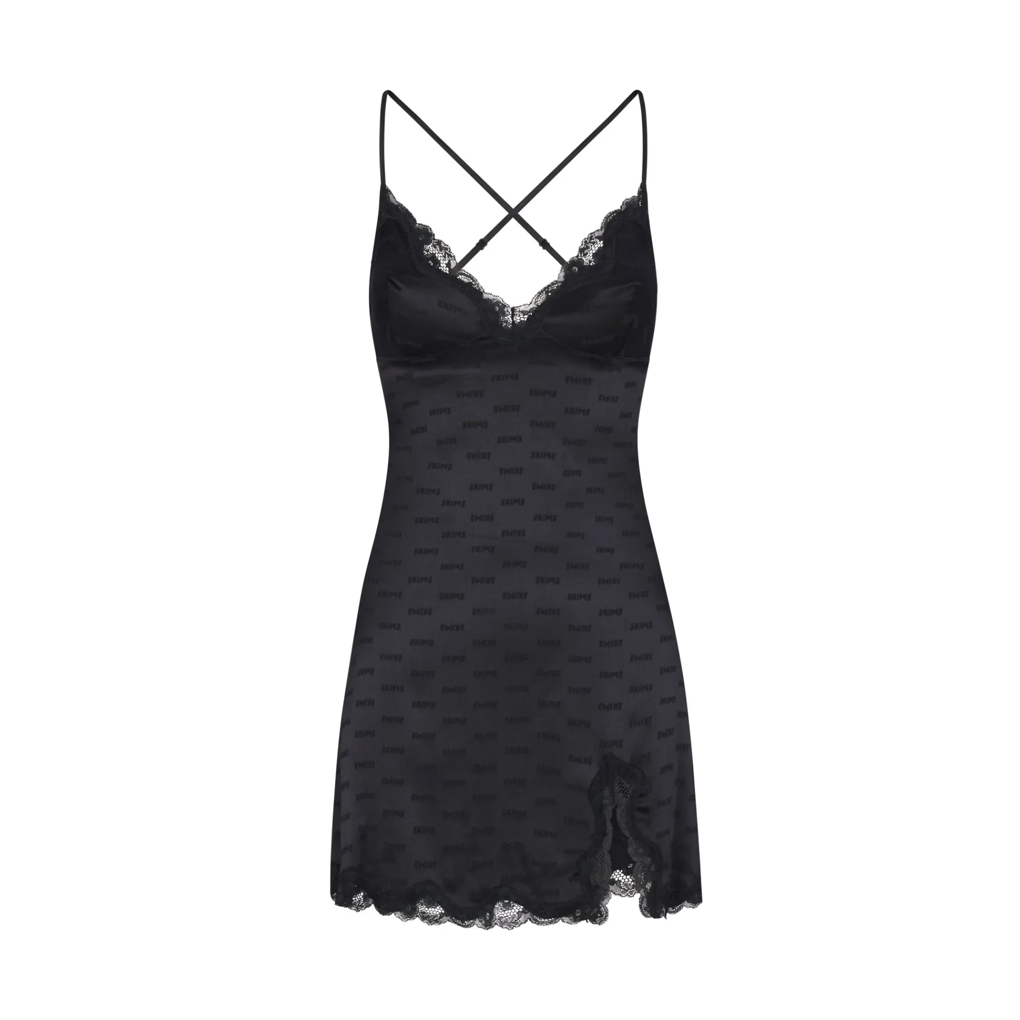 JACQUARD LACE SLIP DRESS |-Skims New