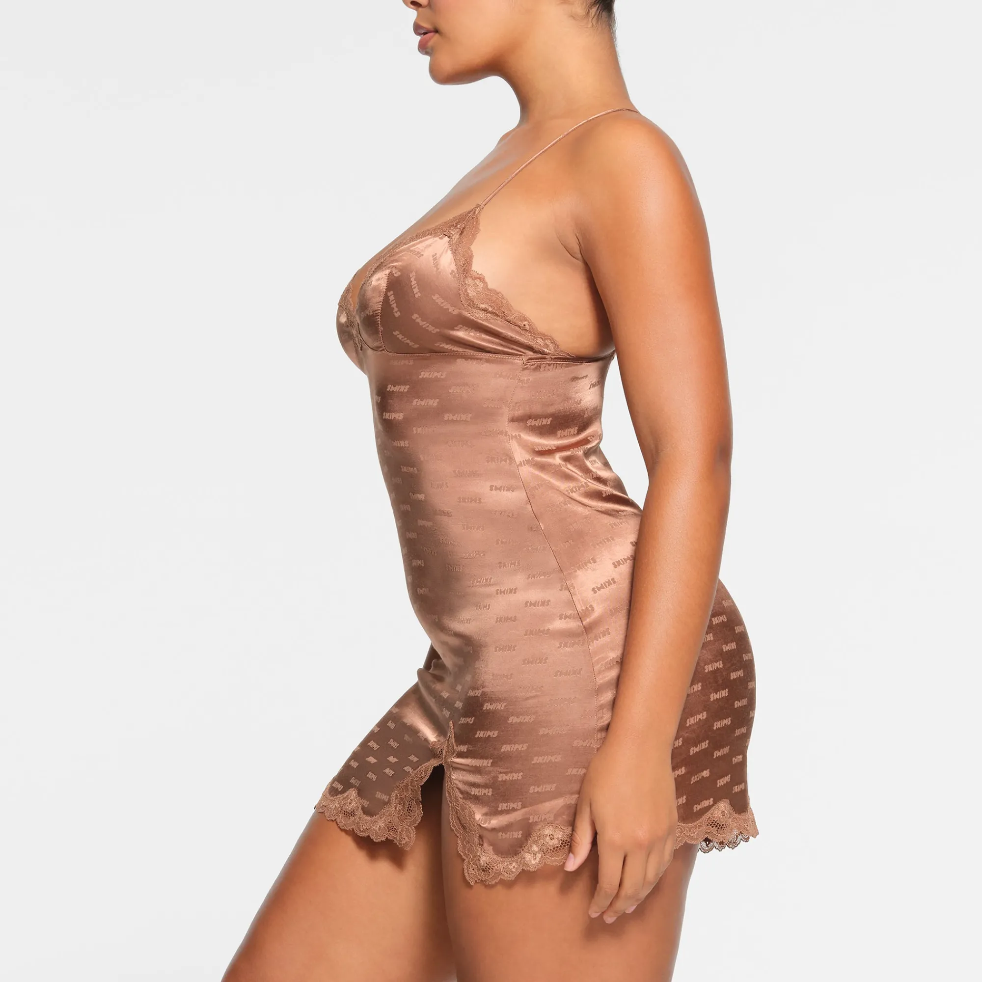 JACQUARD LACE SLIP DRESS |-Skims Best