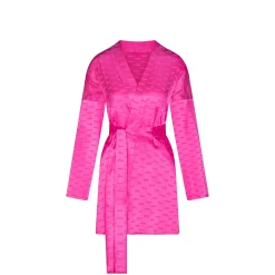 JACQUARD SHORT ROBE | HOT PINK-Skims Outlet