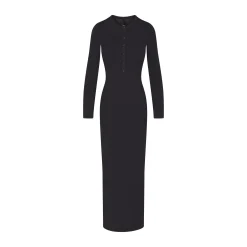 SLEEP HENLEY LONG DRESS |-Skims Online