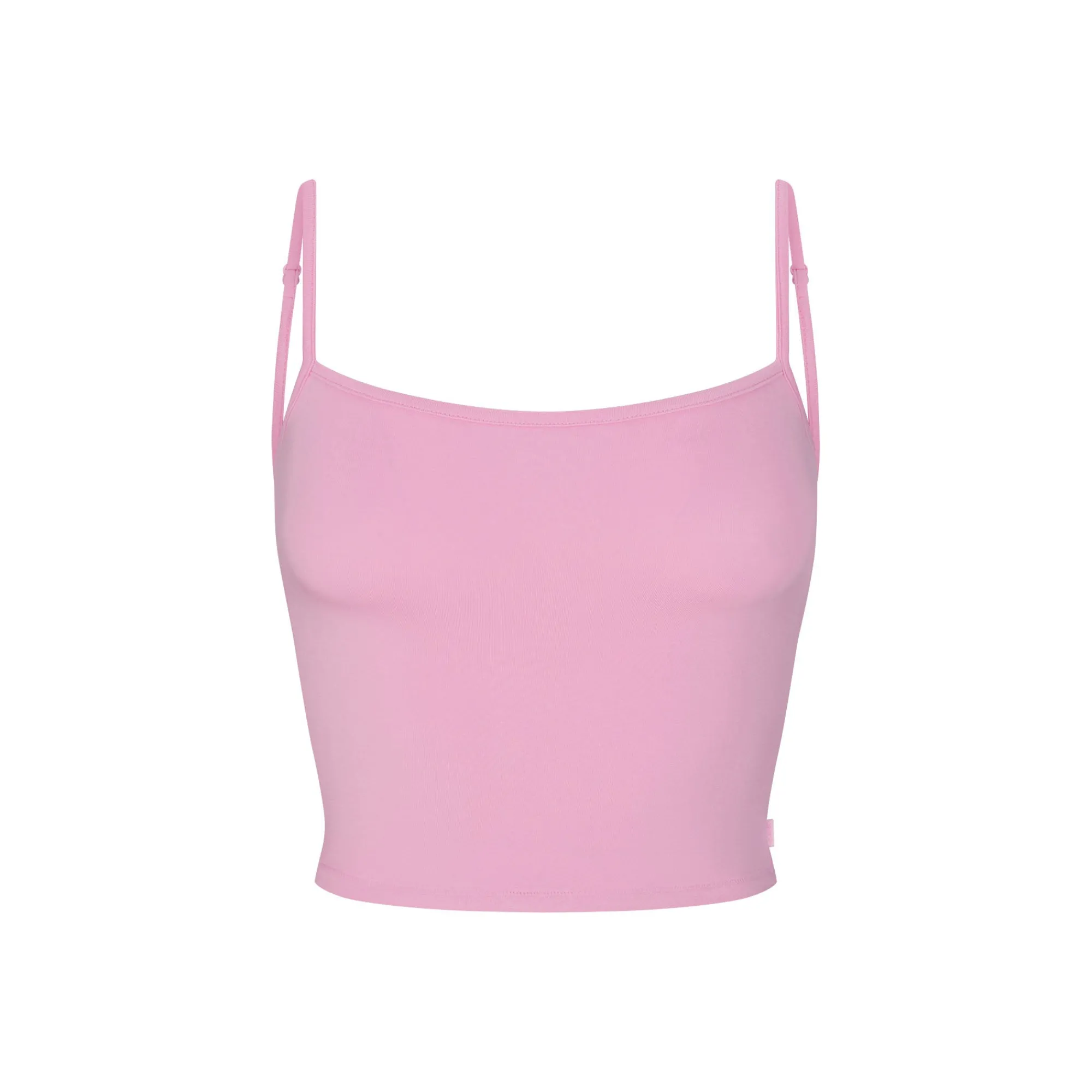 SLEEP STRAIGHT NECK CROPPED CAMI | BUBBLE GUM-Skims Sale