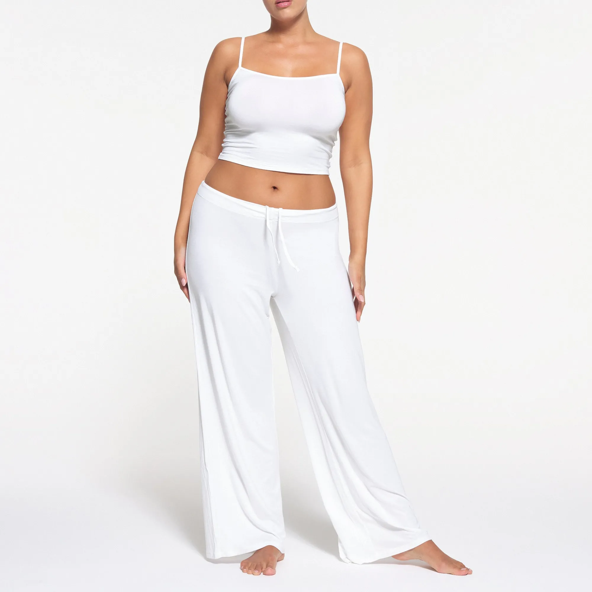 SLEEP STRAIGHT NECK CROPPED CAMI |-Skims Best