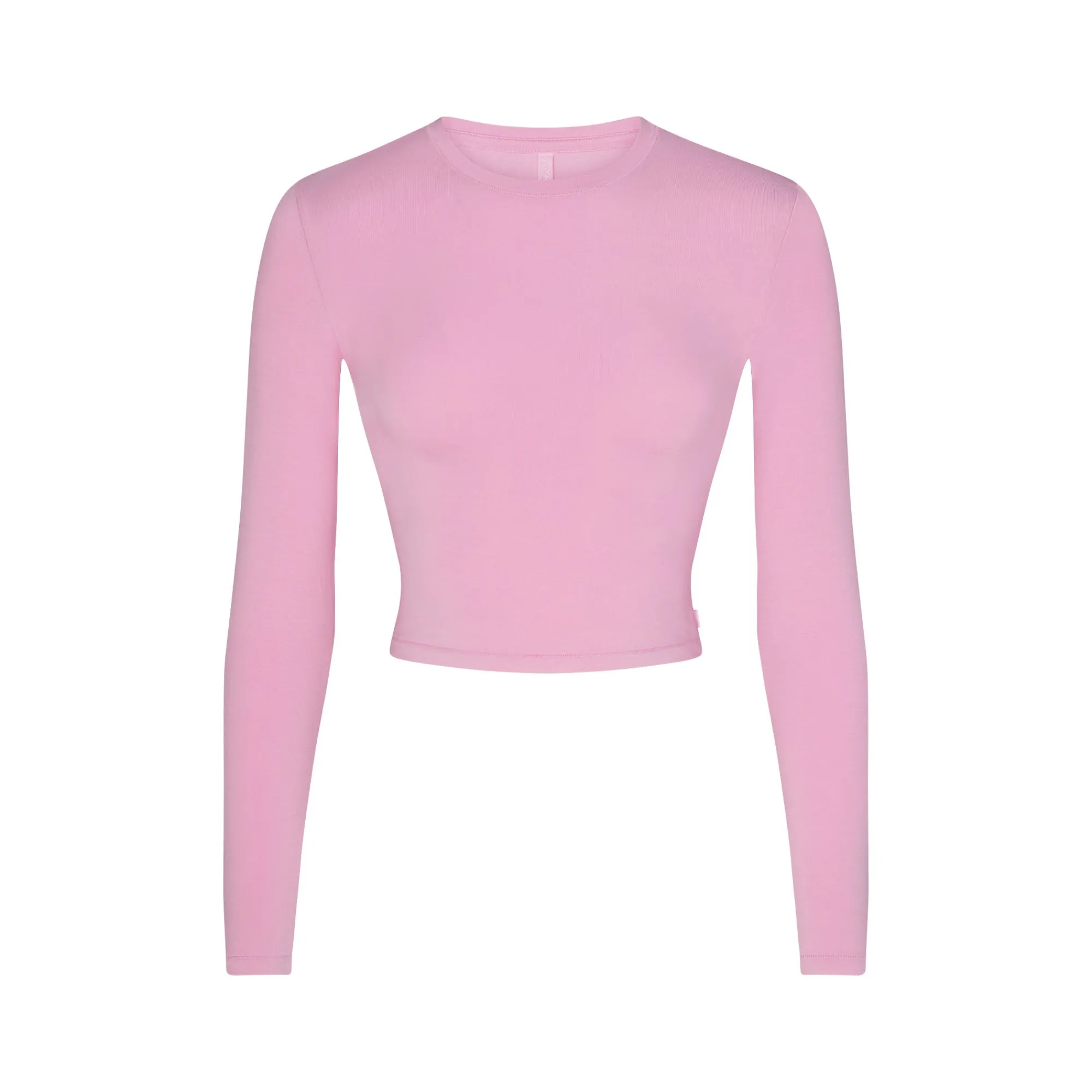 SLEEP SUPER CROPPED LONG SLEEVE | BUBBLE GUM-Skims Discount