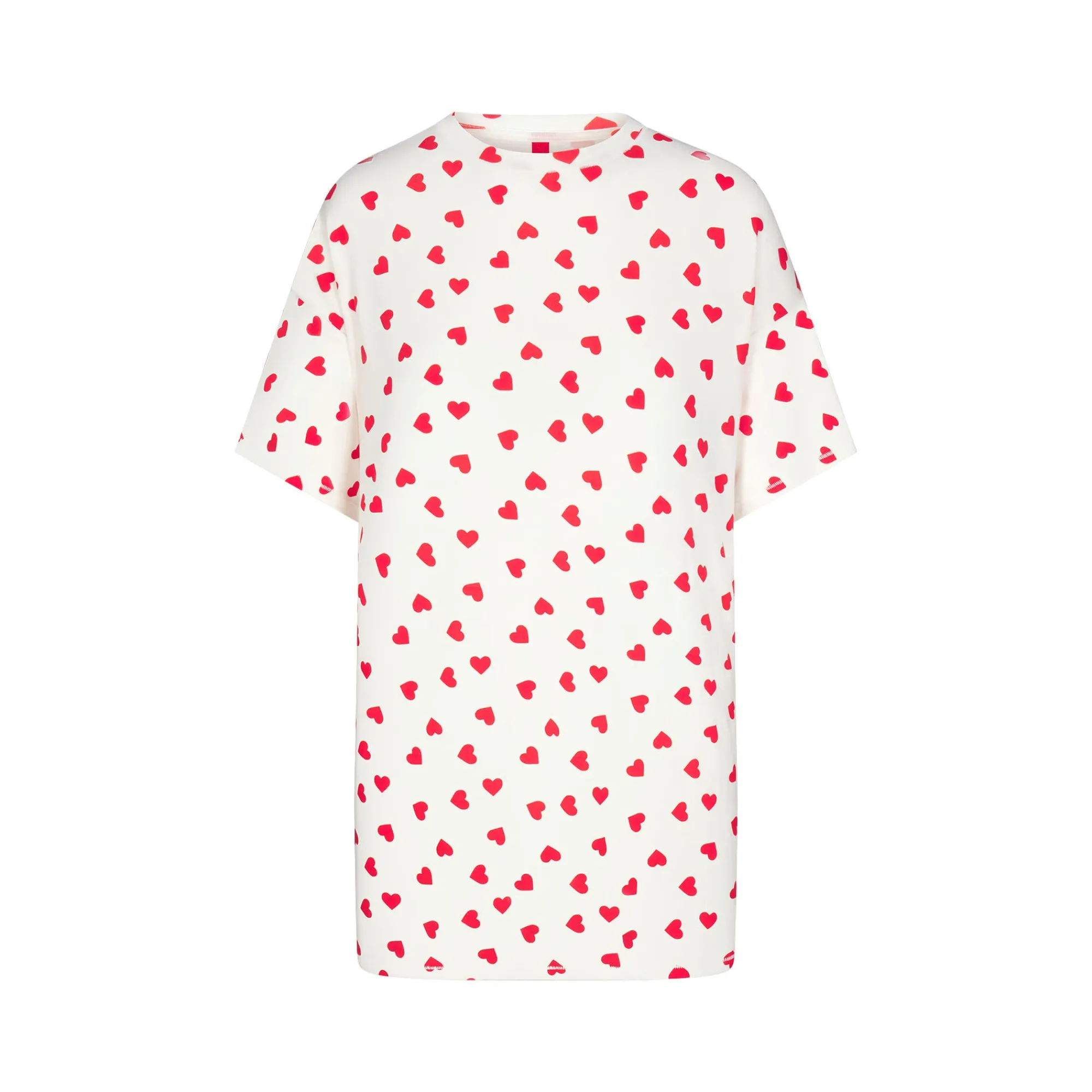 SLEEP T-SHIRT MINI DRESS | RUBY AND MARBLE HEART-Skims Hot