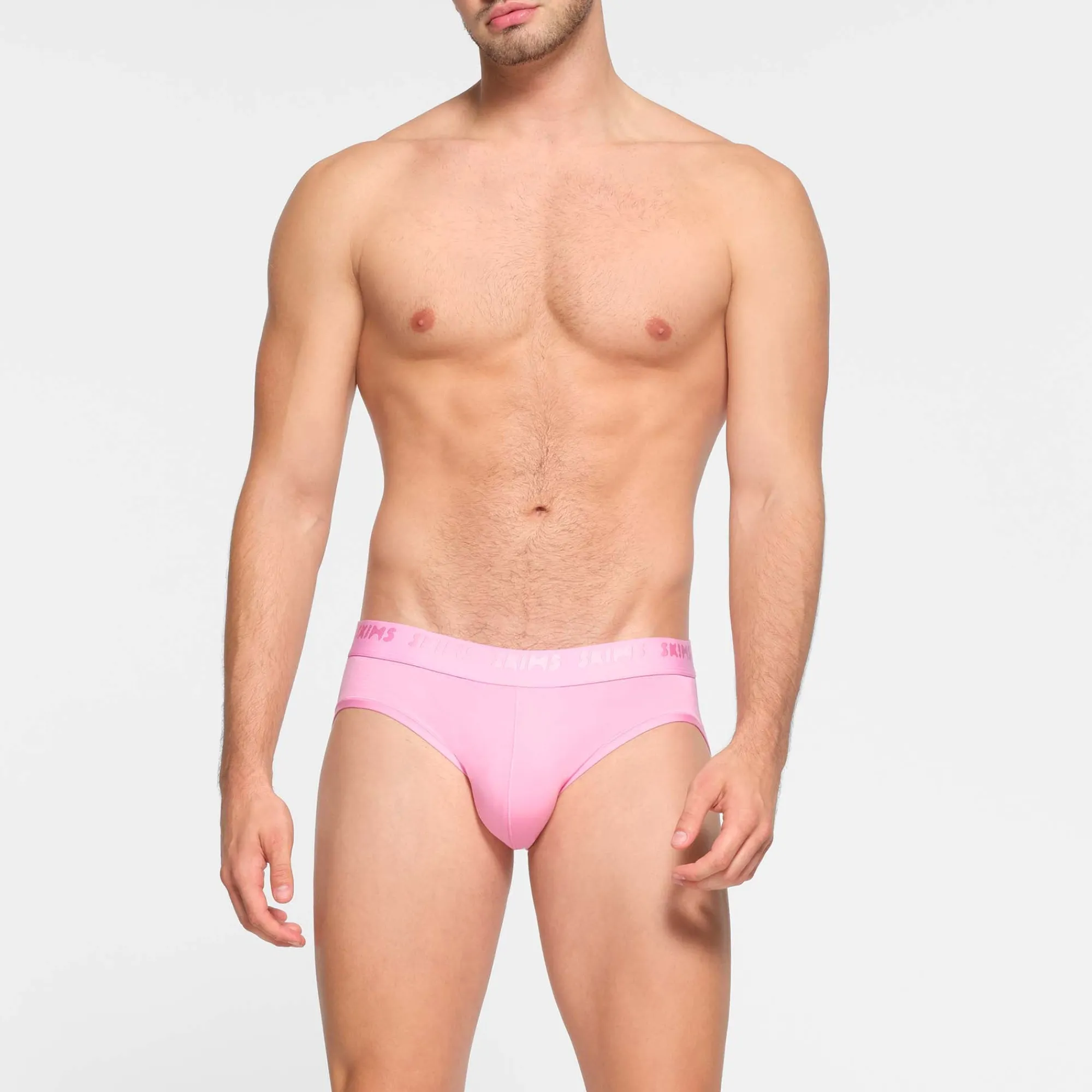 STRETCH MENS BRIEF | BUBBLE GUM-Skims Online