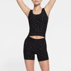 SOFT LOUNGE BOXER | ONYX SPARKLE PRINT-Skims Discount