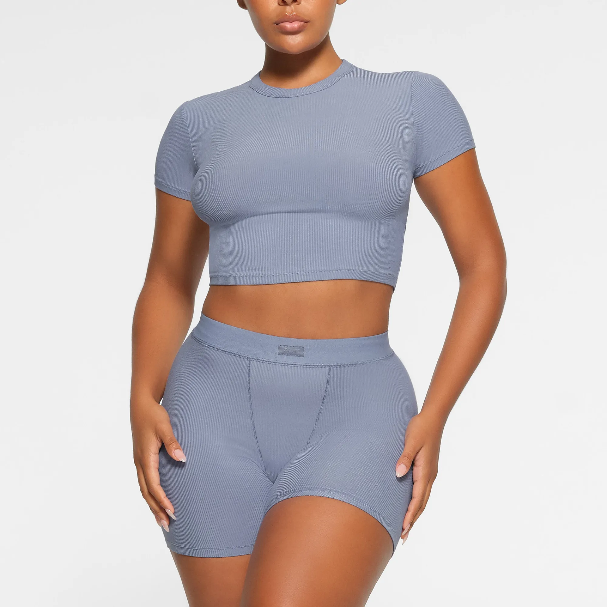 SOFT LOUNGE CROPPED T-SHIRT |-Skims Discount