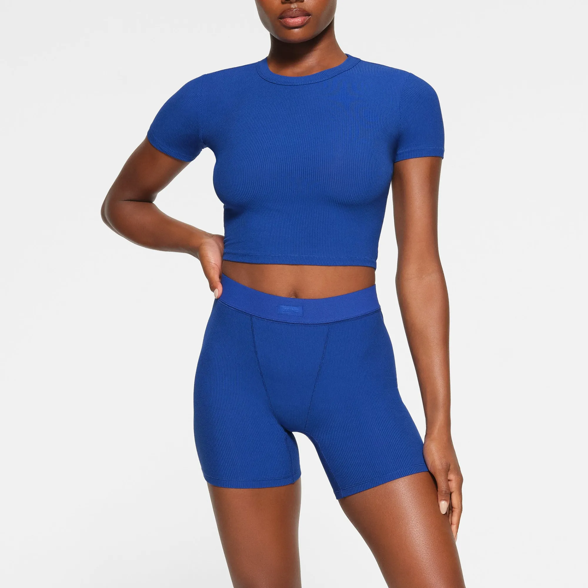 SOFT LOUNGE CROPPED T-SHIRT |-Skims New