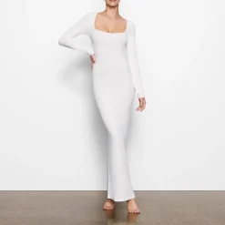 SOFT LOUNGE LONG SLEEVE DRESS |-Skims Clearance