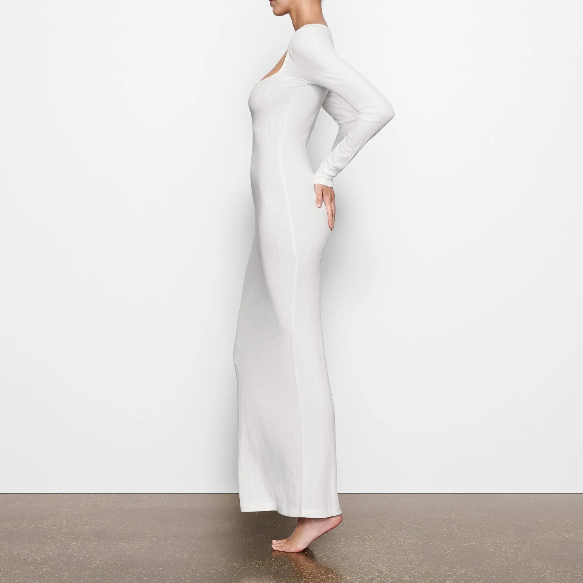 SOFT LOUNGE LONG SLEEVE DRESS |-Skims Clearance
