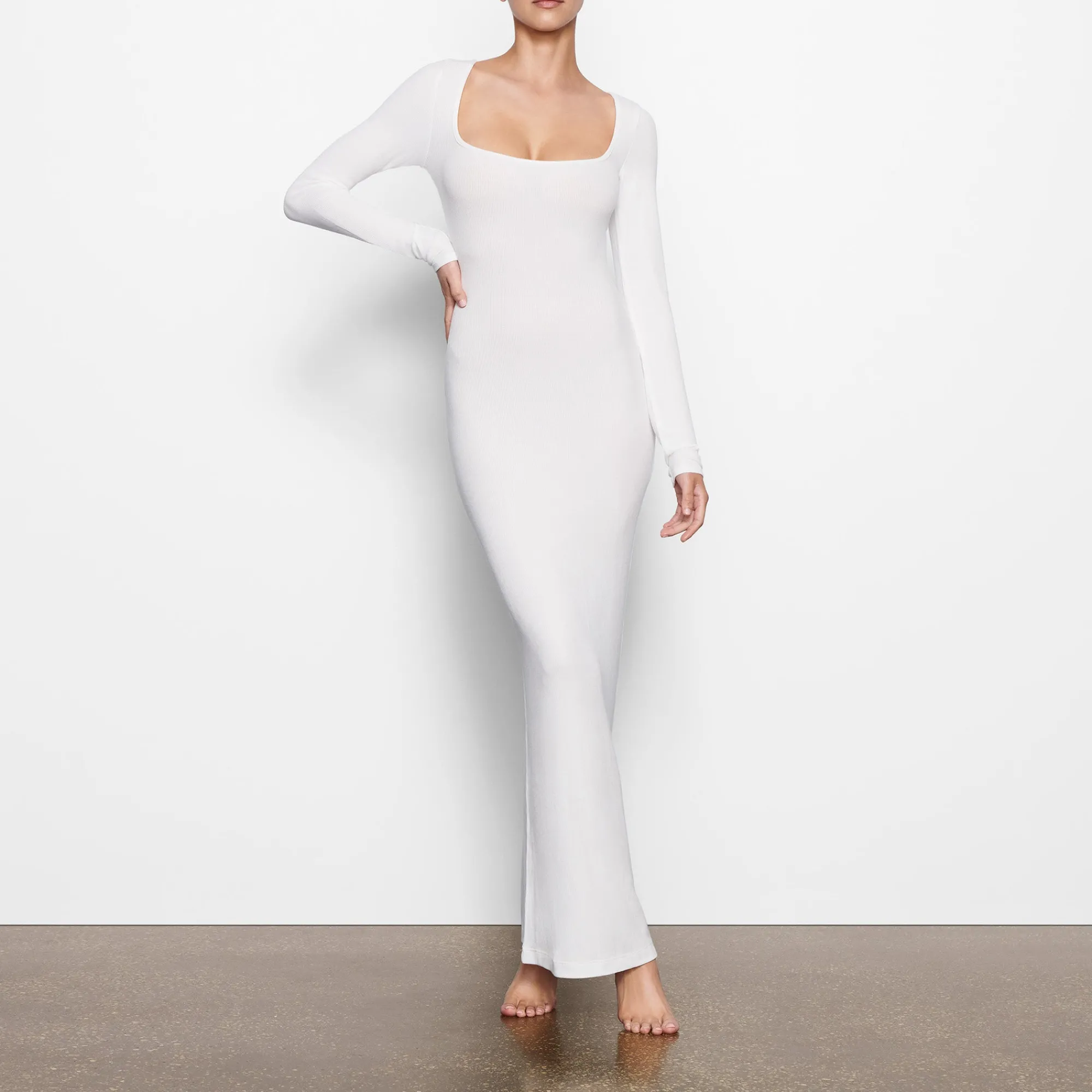 SOFT LOUNGE LONG SLEEVE DRESS |-Skims Clearance