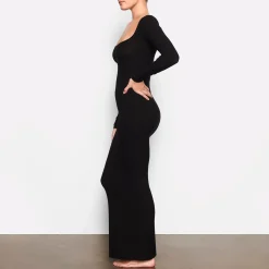 SOFT LOUNGE LONG SLEEVE DRESS |-Skims Clearance
