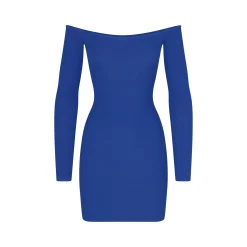 SOFT LOUNGE OFF THE SHOULDER MINI DRESS |-Skims Hot