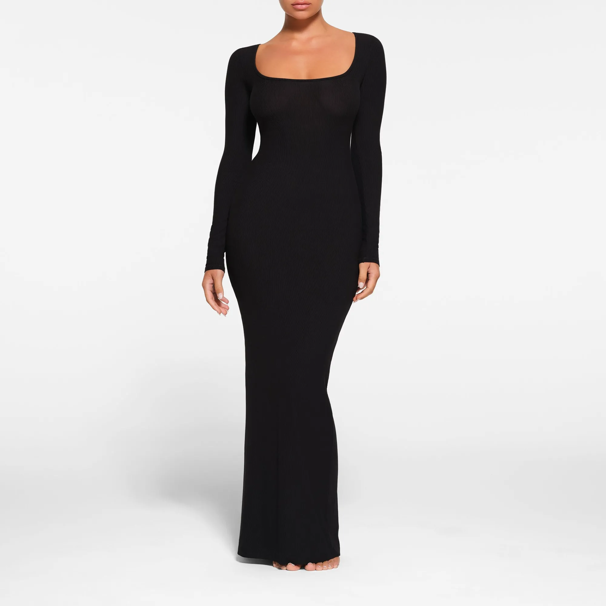 SOFT LOUNGE PETITE LONG SLEEVE DRESS |-Skims Outlet